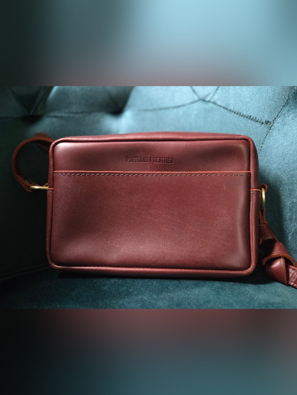 Portland Leather Leather Camera Bag Large